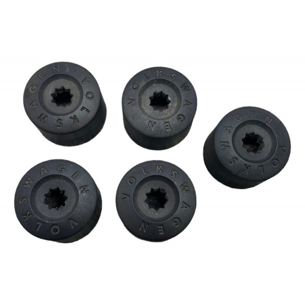 Kit Capa Parafuso Roda 5 Un Vw T Cross 1.4 Tsi 2020