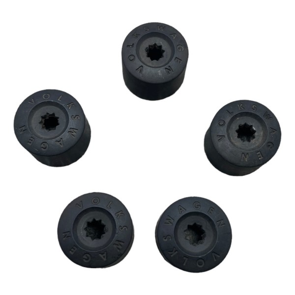 Kit Capa Parafuso Roda 5 Un Vw T Cross 1.4 Tsi 2020