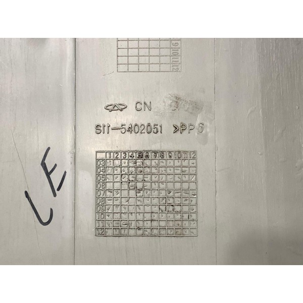 Acabamento Coluna Central Lado Esquerdo Chery Qq 1.1 2014