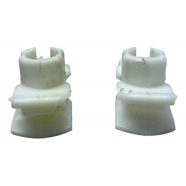 Par Guia Trava Encosto Banco Traseiro Vw Golf Gti 2.0 2015 Preto