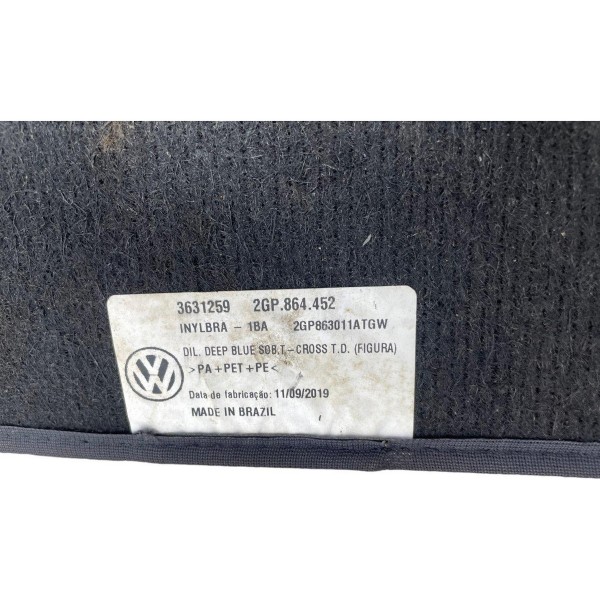 Tapete Traseiro Direito Vw T Cross 1.4 Tsi 2020