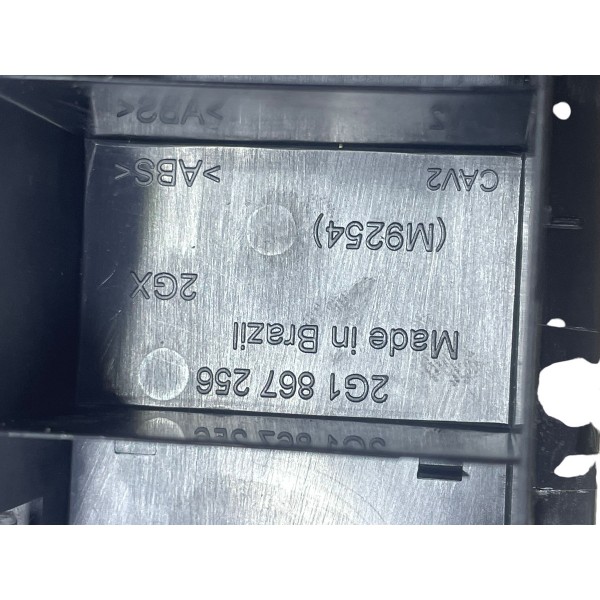 Moldura Botão Vidro Dianteiro Passageiro T Cross 1.4 Tsi 202