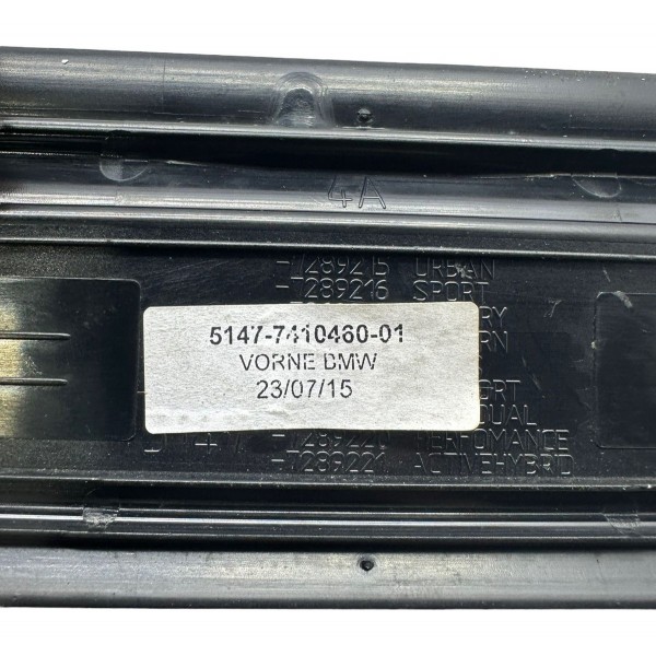 Soleira Porta Dianteira Passageiro / Motorista Bmw 320i 2.0  Preto