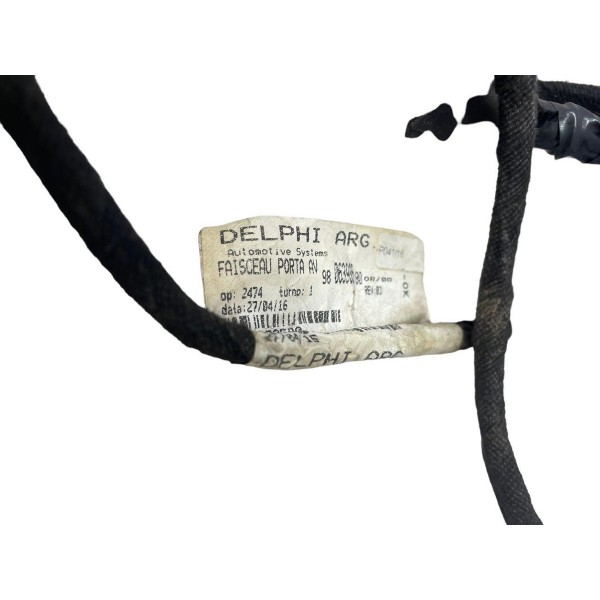 Chicote Porta Dianteira Esquerda C4 Lounge 1.6 Thp 2017