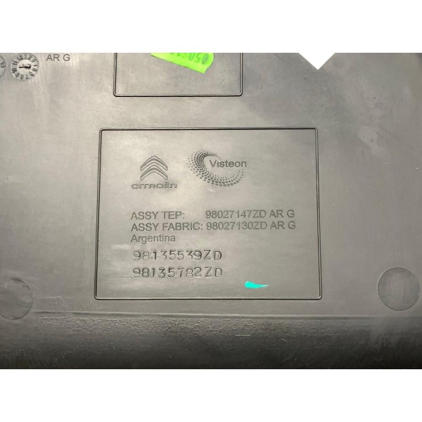 Forro Porta Traseira Esquerda C4 Lounge 1.6 Thp 2017