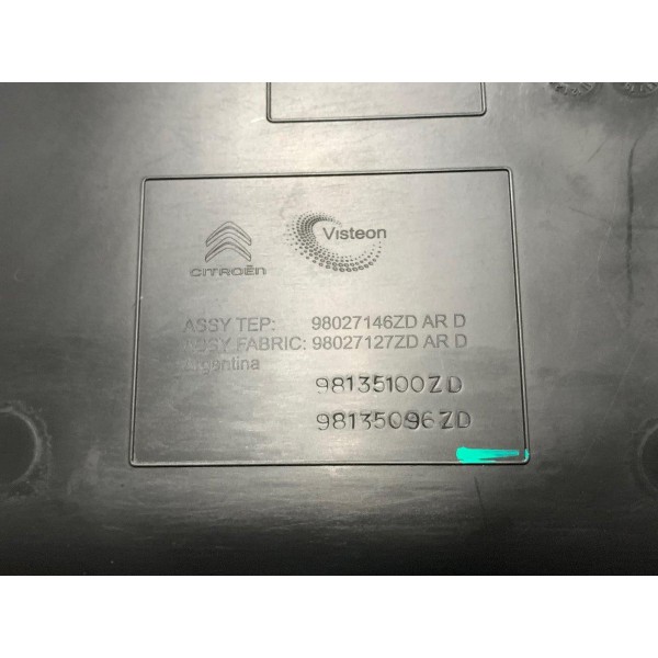 Forro Porta Traseiro Direito C4 Lounge 1.6 Thp 2017