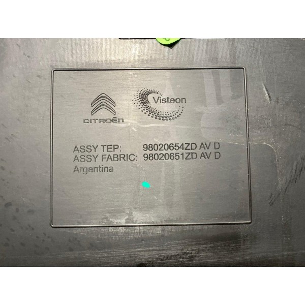 Forro Porta Dianteiro Passageiro C4 Lounge 1.6 Thp 2017