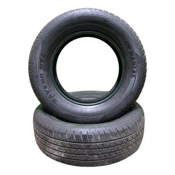 Par Pneu Gt Radial Savero Ht2 235/65 Aro 17 Otimo Estado