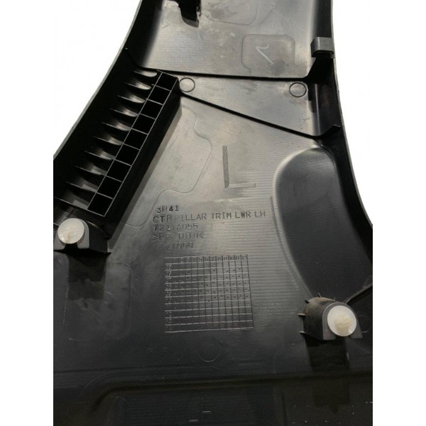 Acabamento Inferior Coluna Central Esquerdo Lancer Evo X 11 Preto