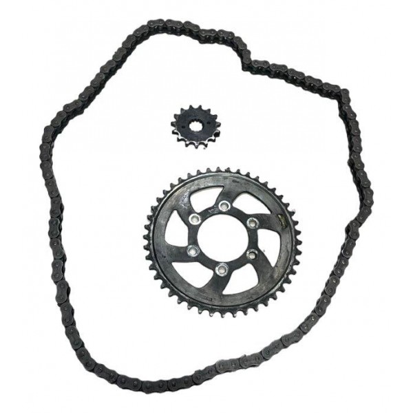 Kit Relação Corrente Coroa Pinhão Suzuki Bandit N 1200 2003