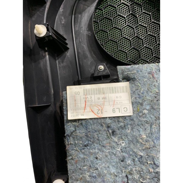 Forro Porta Traseiro Esquerdo Lancer Evolution X 2.0 2011 Preto