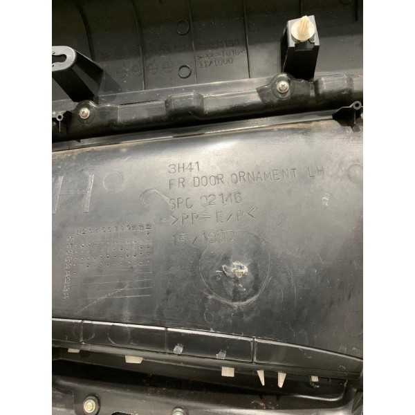 Forro Porta Dianteiro Esquerdo Lancer Evolution X 2011 Ler Preto