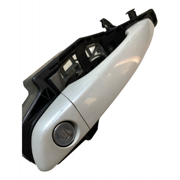 Maçaneta Externa Dianteira Esquerda Ds5 1.6 Thp 2015 Prateado Dianteira