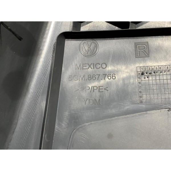 Soleira Lateral Direita Banco Traseiro Golf Gti 2.0 2015