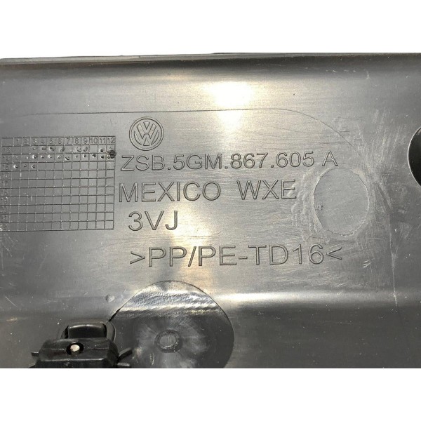 Moldura Interno Tampa Traseira Golf Gti 2.0 2015