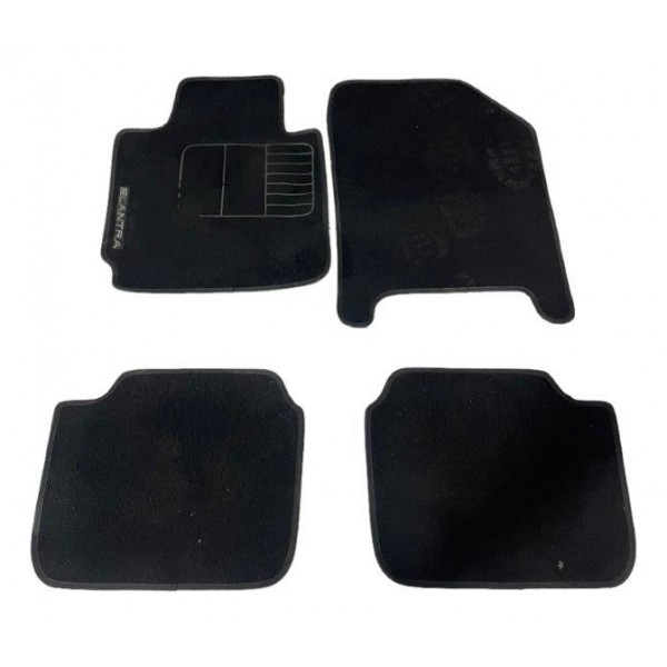 Jogo Tapete Hyundai Elantra Gls 2.0 2014 Ler Preto