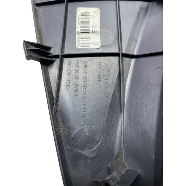 Tela Auto Falante Porta Dianteira Passageiro Veloster 1.6 12 Preto