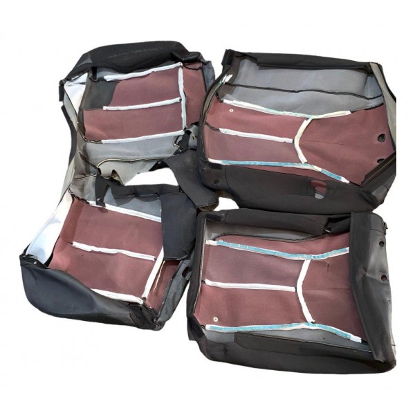 Jogo Capa Banco Traseiro Couro Original Veloster 1.6 2012 Preto