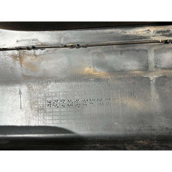 Saia Spoiler Lateral Esquerda Azera 3.0 V6 2014 Preto