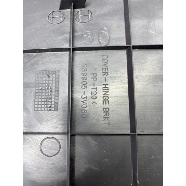 Apoio Braço Porta Copos Banco Traseiro Azera 3.0 V6 2014 Preto