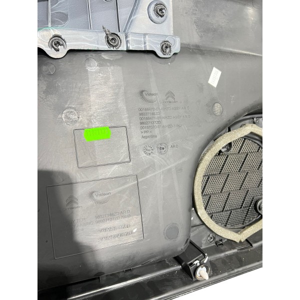 Forro Porta Traseira Direita C4 Lounge 1.6 Thp 2017